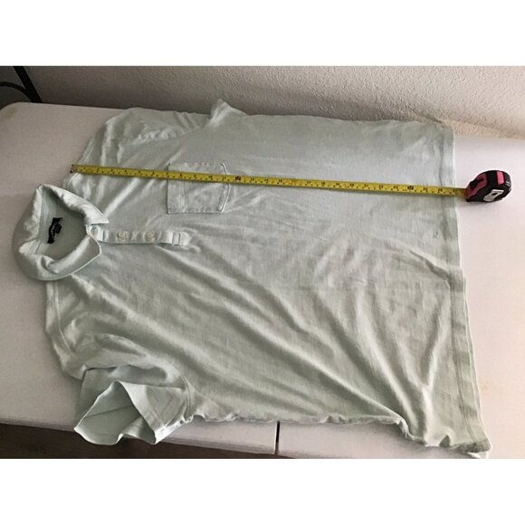 EXPRESS- MENS LIGT GREEN SHORT SLEEVE COTTON POLO SHIRT SIZE X-LARGE - Picture 6 of 7